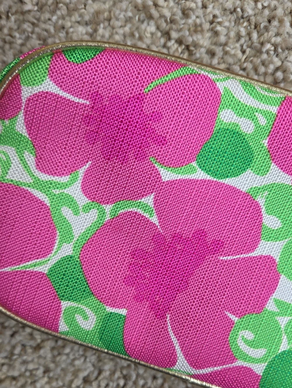 Lot Of 2 Estee Lauder Cosmetic Bags With Lilly Pulitzer Design